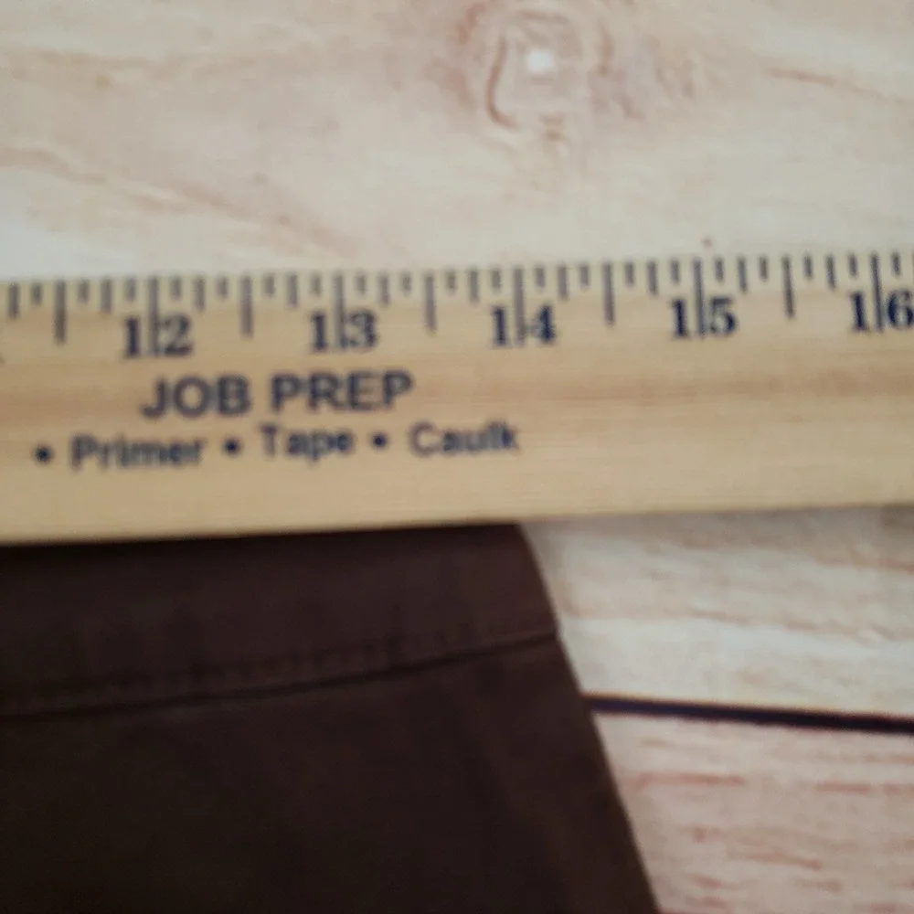 Brandy Melville J Galt Pants Women Small Brown Wide Leg High Rise Trousers 27x30 - Picture 10 of 11